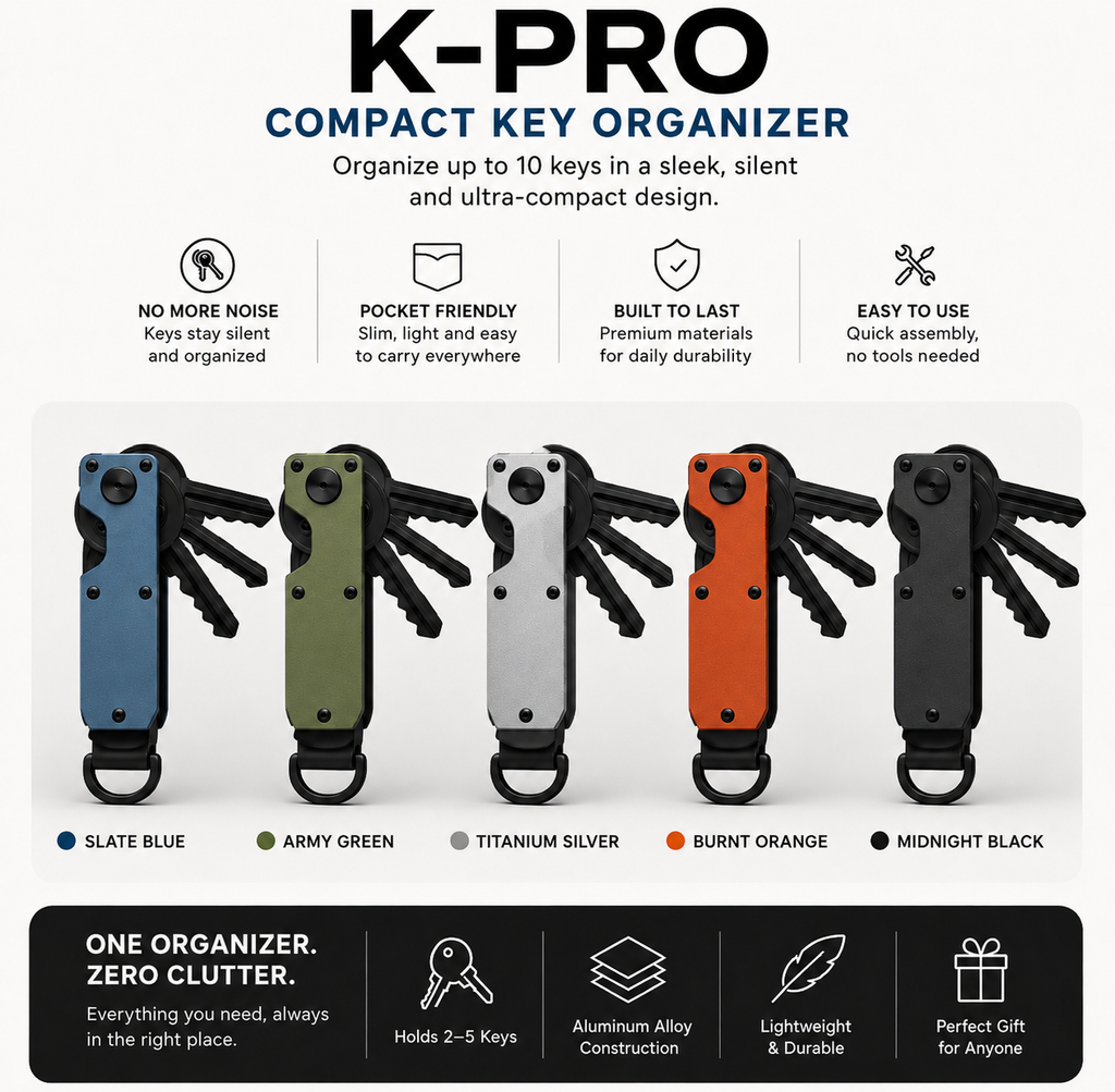 K-Pro Compact Key Organizer